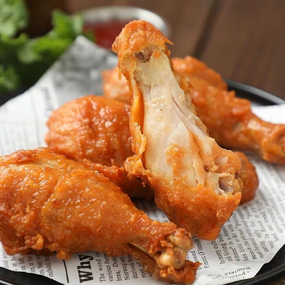 鸡腿油炸烧烤微波炉藤椒琵琶腿10个一包半成品食材 1kg藤椒大鸡腿一包