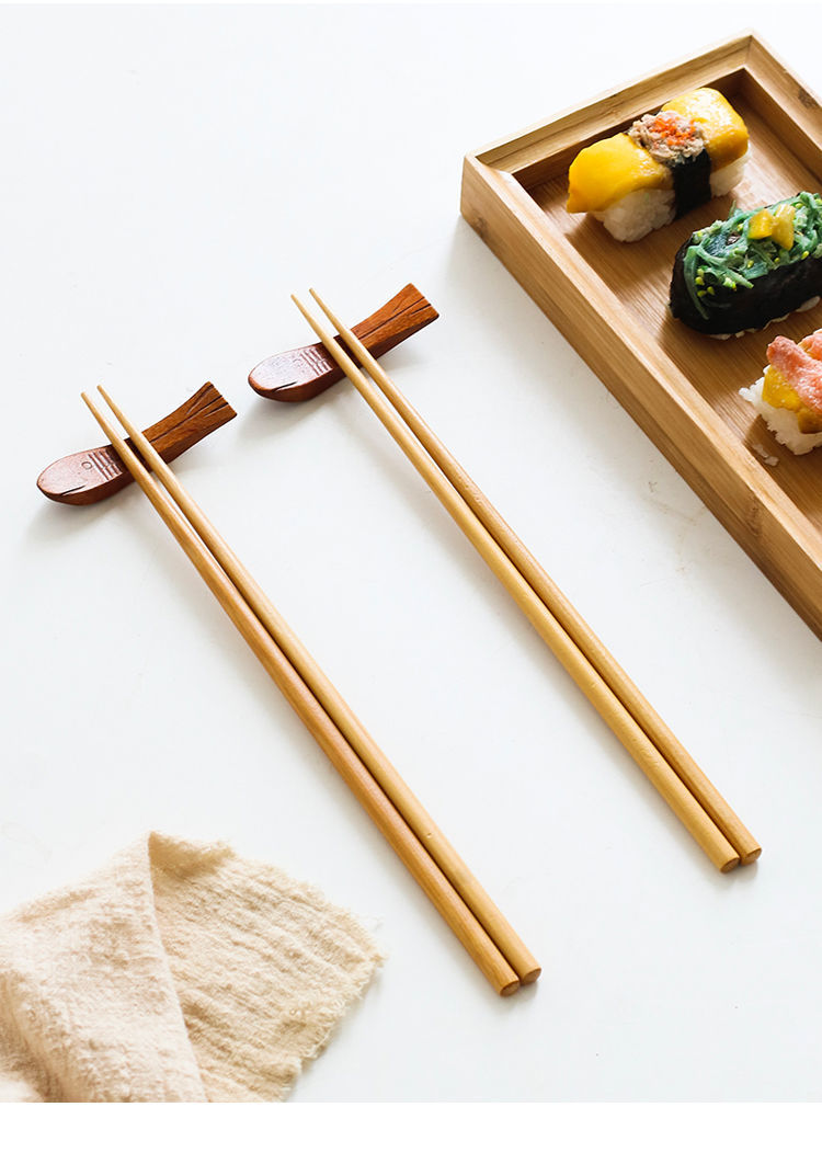 日式尖头筷子日本料理寿司筷餐厅酒店餐饮餐馆筷子家用防霉竹筷子硕果