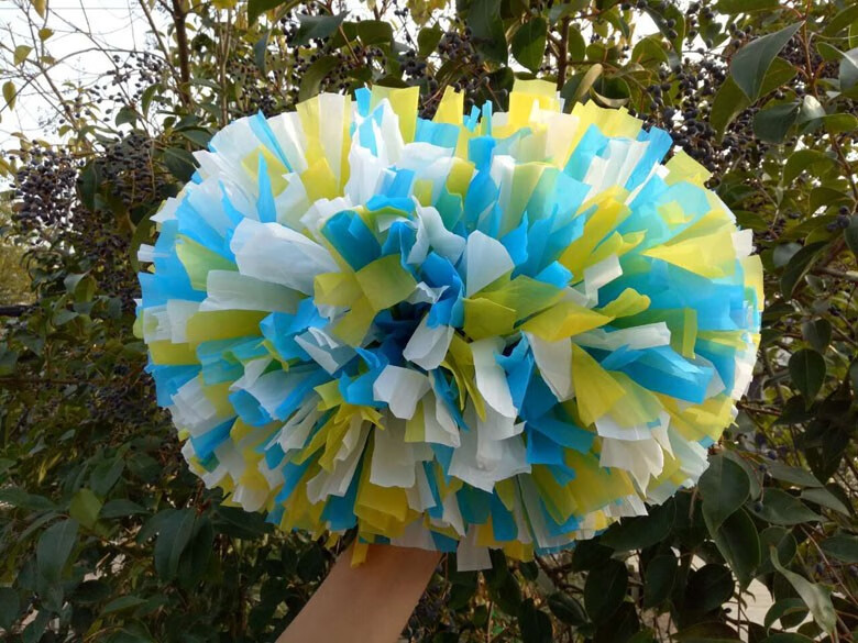 啦啦操花球啦啦队花球啦啦操彩球舞蹈手花啦啦队手遥花大号跳舞花哑光