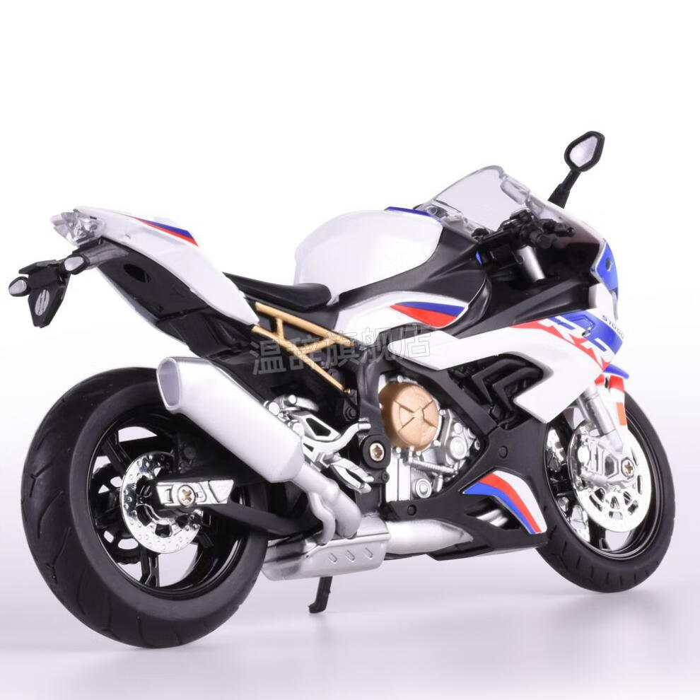 生日礼物 高端进口宝马s1000rr机车川崎雅马哈仿真合金摩托车模型摆件