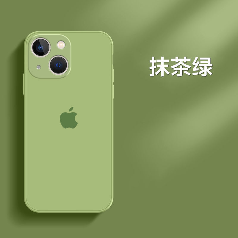 栗优iphone11手机壳苹果12/13promax液态硅胶12mini保护套6/7/8p全包x