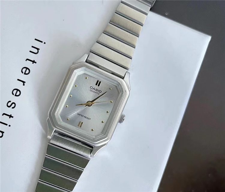 京选品质卡西欧小银表精致时尚百搭女表复古经典小方块防水lq400d7a