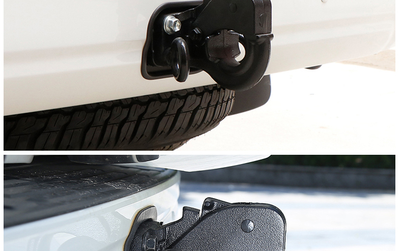 适用于普拉多拖车钩丰田霸道陆巡后杠流氓勾球不锈钢兰德酷路泽改装