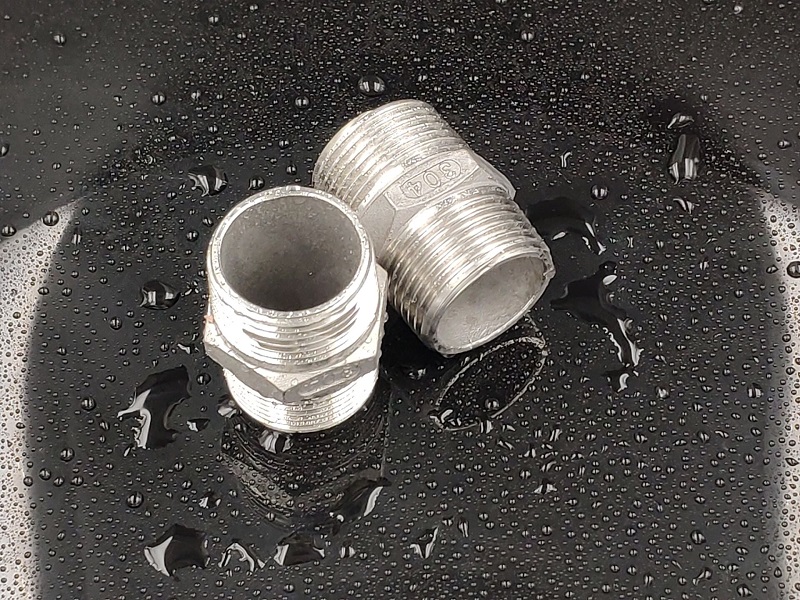 304不锈钢对丝六角外丝精铸外丝4分6分1寸2寸dn152025201材质dn82分