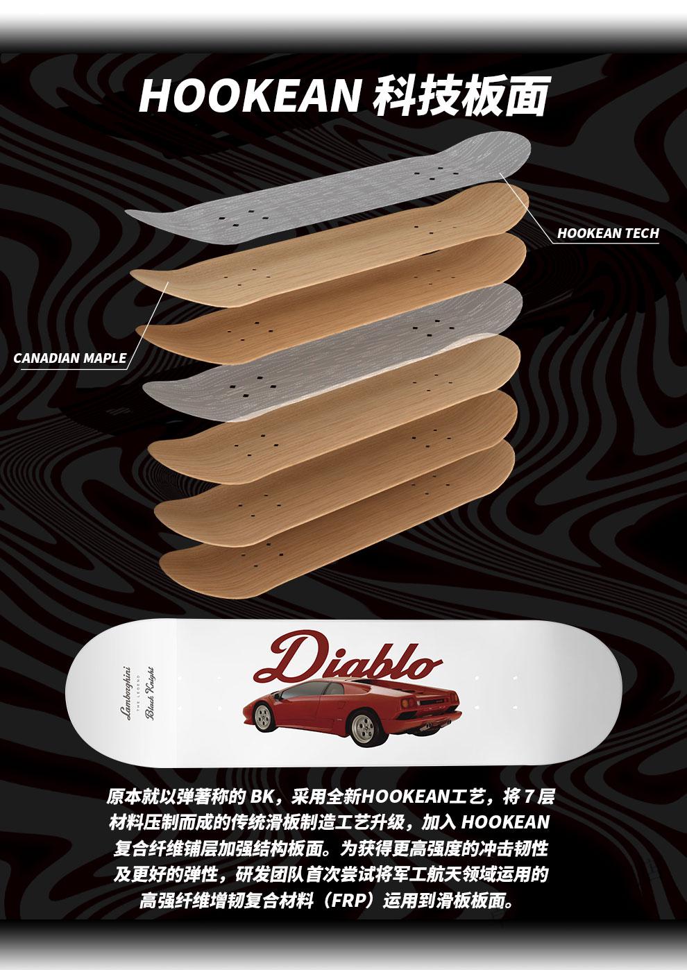 2022款沸点bk滑板传奇联名款成人板5 2胡克技术板面高配 -f系列【图片