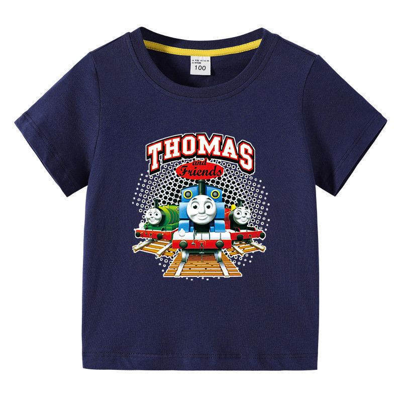 δ迪士尼童装同款托马斯衣服童装男童短袖t恤纯棉夏装小儿童男孩薄款