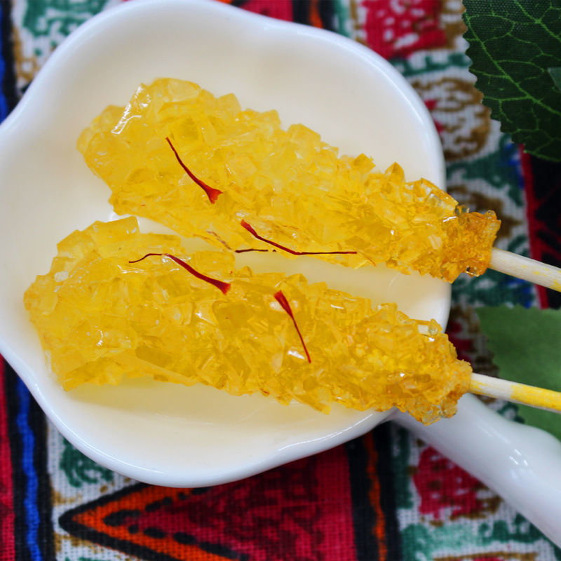 官方旗舰伊朗藏红花冰糖100克进口冰糖黄冰糖nawat伊朗冰糖400g