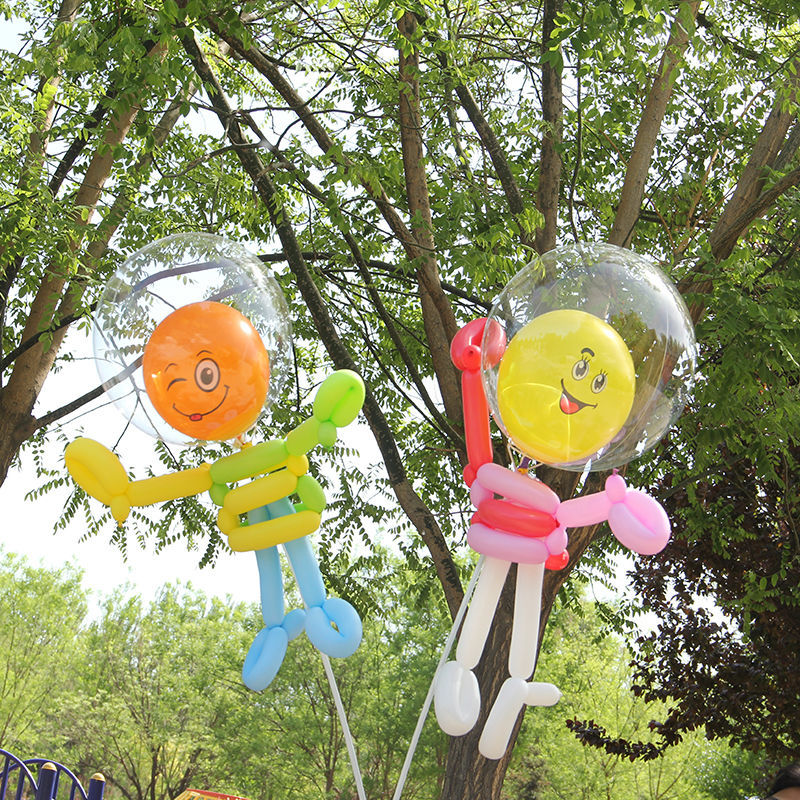 世宜得抖音同款网红飞天娃娃风筝气球材料包公园夜市摆地摊创业儿童