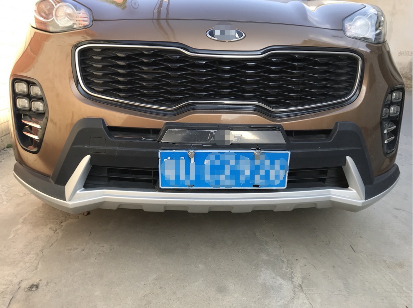 适用于16-19款起亚kx5加装保险杠改装前后护杠加厚双层防撞护杆保护杠