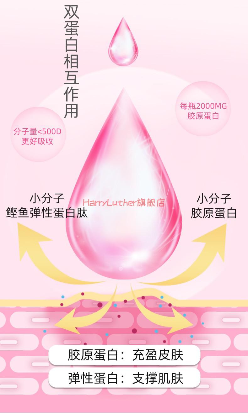 美媛春白里透红 胶原蛋白口服液10支 液态饮鱼胶原蛋白 3盒装【图片