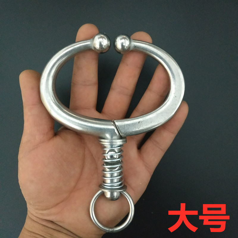 牛鼻环新款不锈钢牛鼻圈养牛设备器械牛鼻钳子夹子牛鼻牵引免打孔