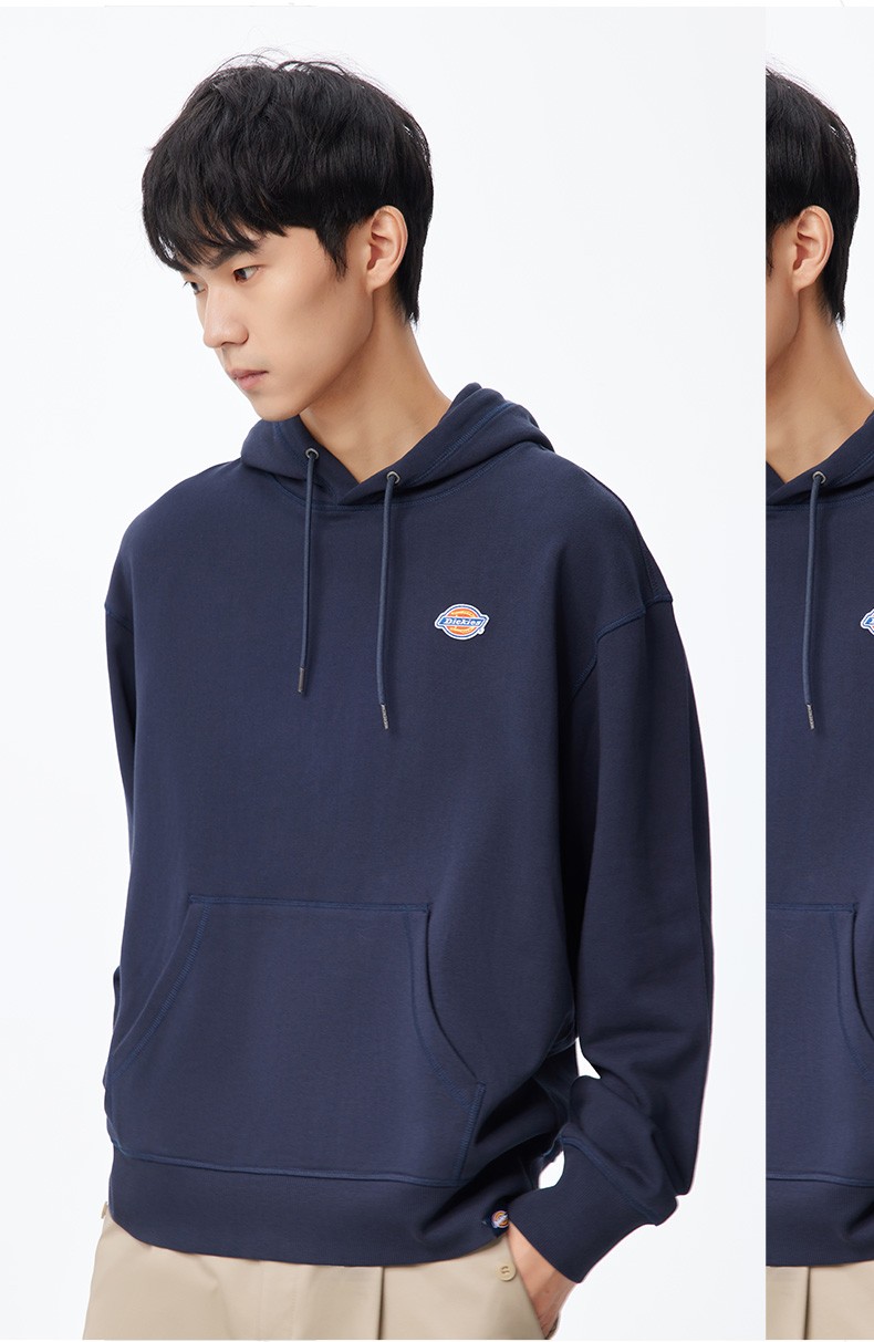 dickies 【商场同款】dickies 22秋冬新款经典小logo连帽女士卫衣休闲