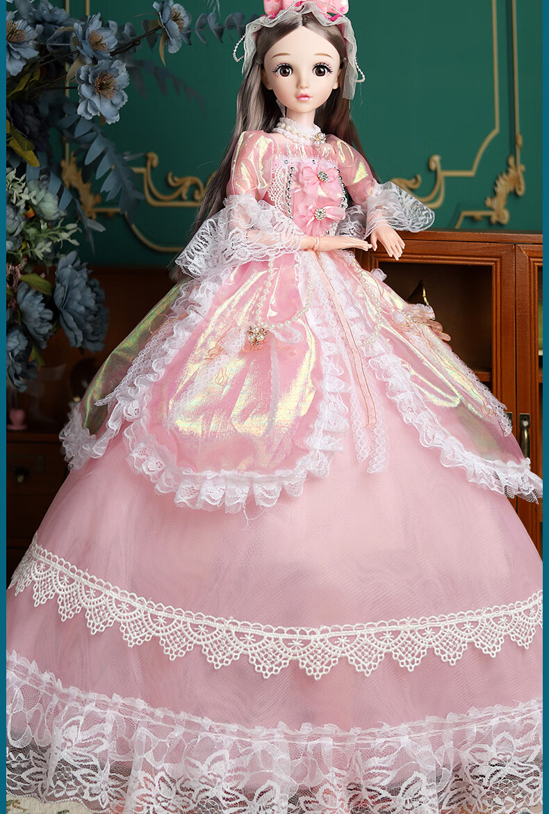 艾莎公主芭比娃娃 80厘米超大号彤乐芭比娃娃套装丽萨艾莎爱莎公主