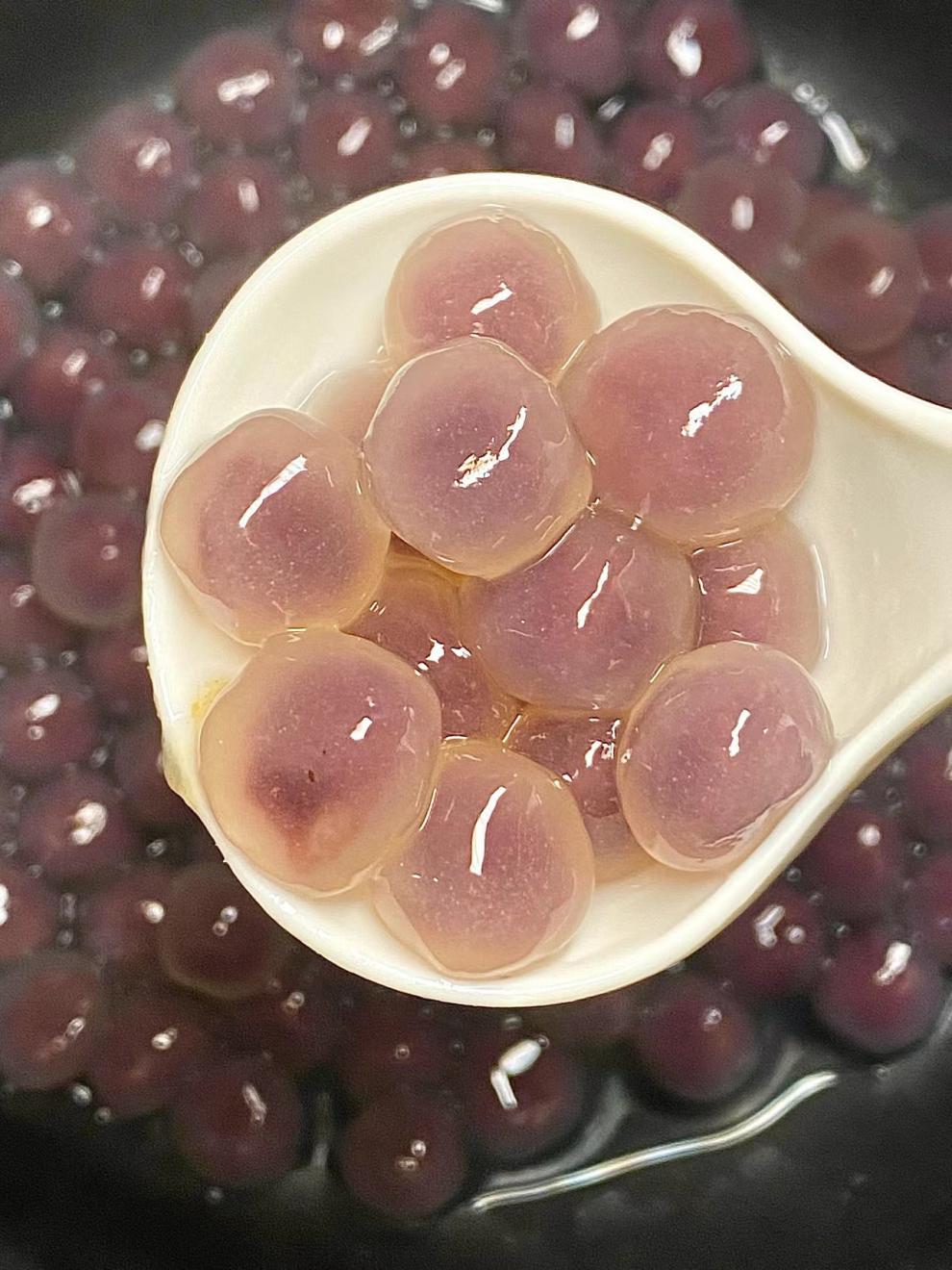 饮力健食品红豆粉圆豆沙芋圆夹心龙珠波霸琥珀珍珠奶茶店小料原料红豆