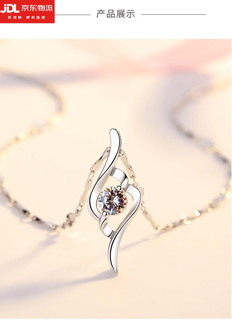 仁尼丘比特之箭项链女银吊坠时尚饰品锁骨链情人新年女生生日礼物送女