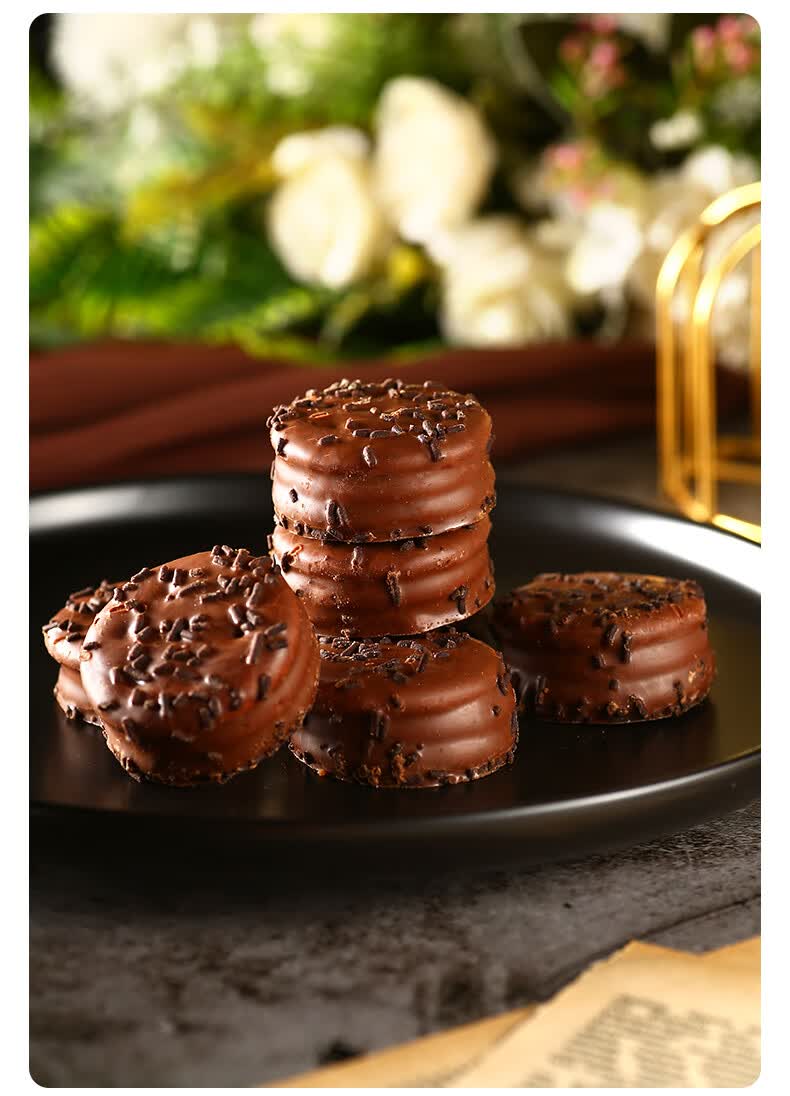 【麦维他新品】巧克力涂层棉花糖夹心饼干1078g 棉花糖夹心饼干77g*14