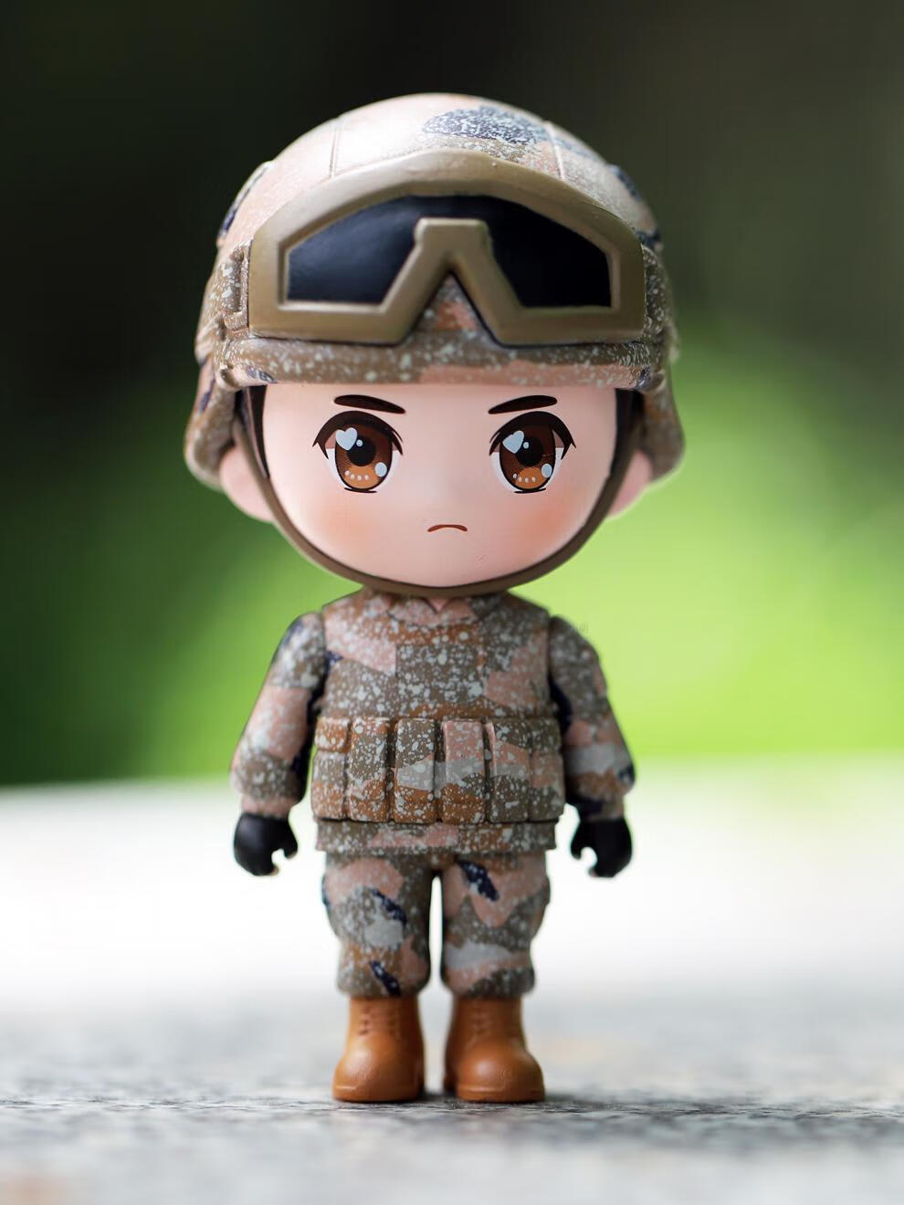 21式迷彩手办摆件 曾小萌迷彩兵小萌迷彩潮玩盲盒兵