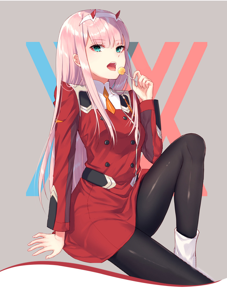 darling in the franxx女主02 cos服國家隊鶴望蘭cosplay服現貨 女主