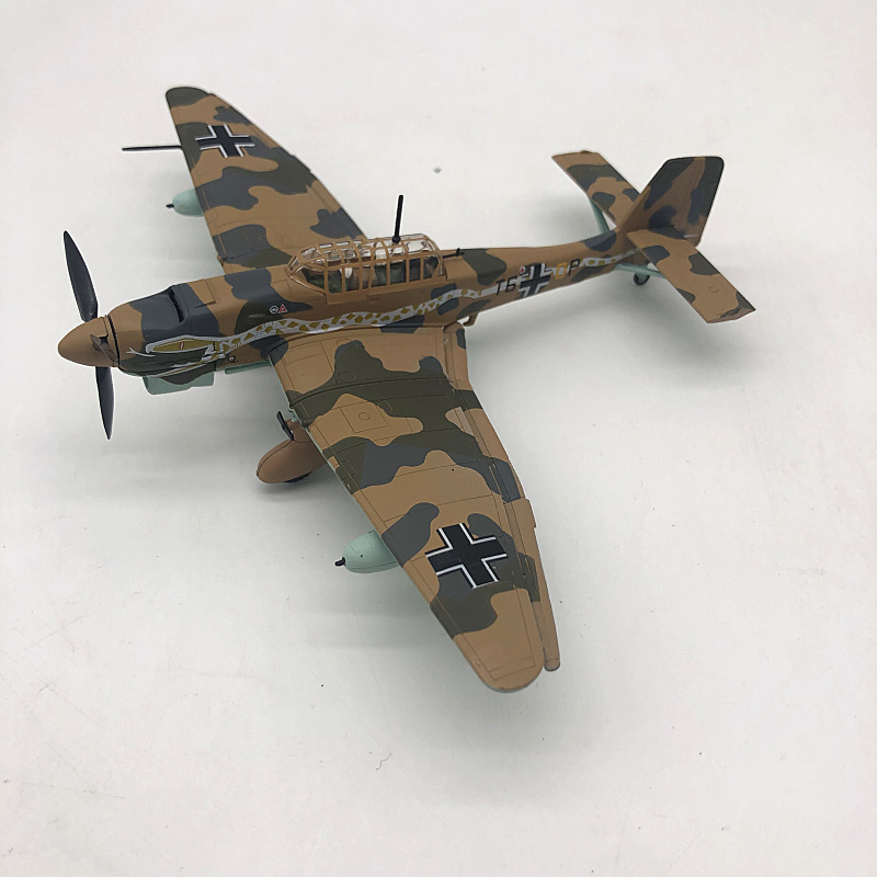 1/72斯圖卡德國ju87d轟炸機二戰飛機模型小號手合金二戰德國轟炸機