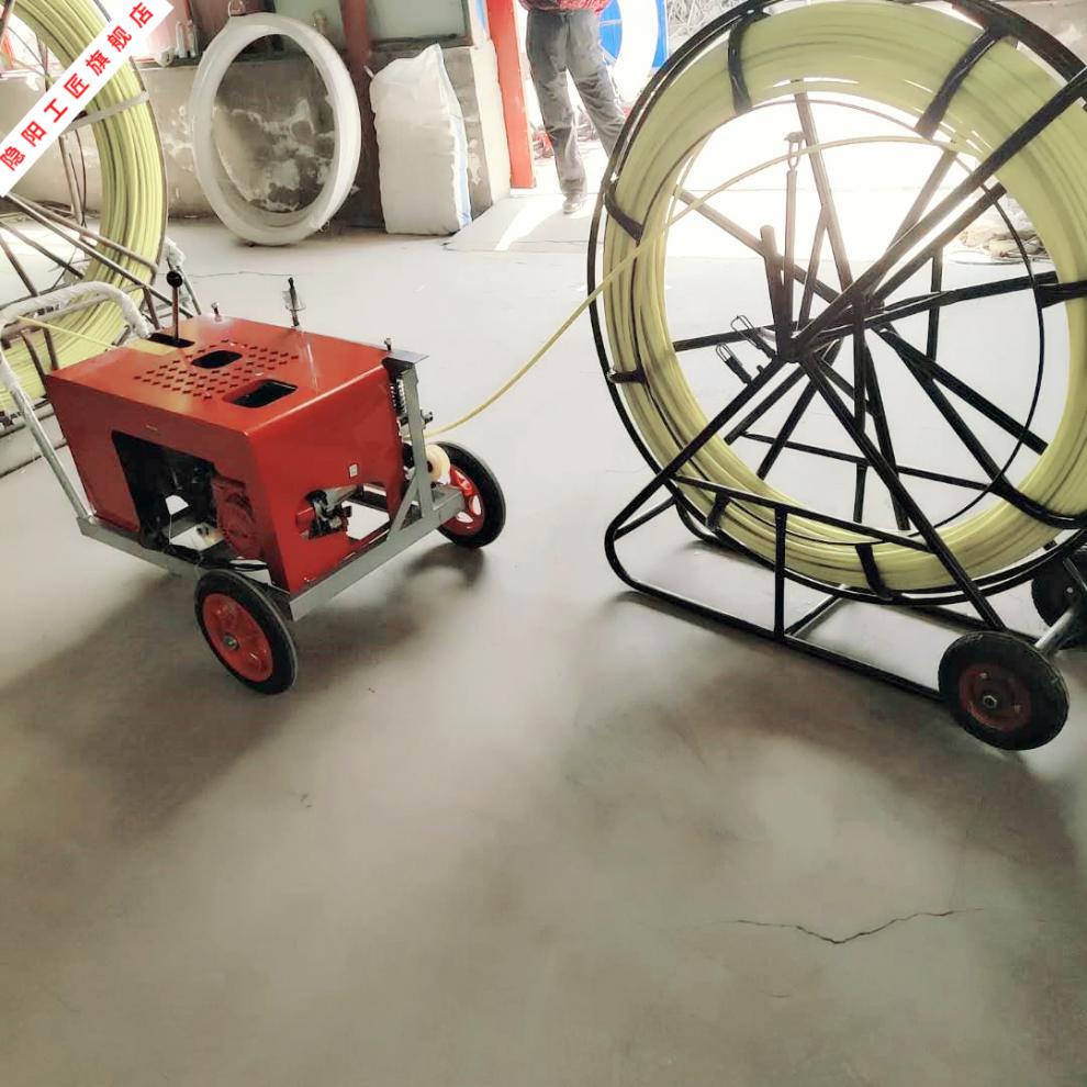 光缆牵引机汽油拉缆机通信光纤穿线机电力管道穿管放线机推缆机手拉
