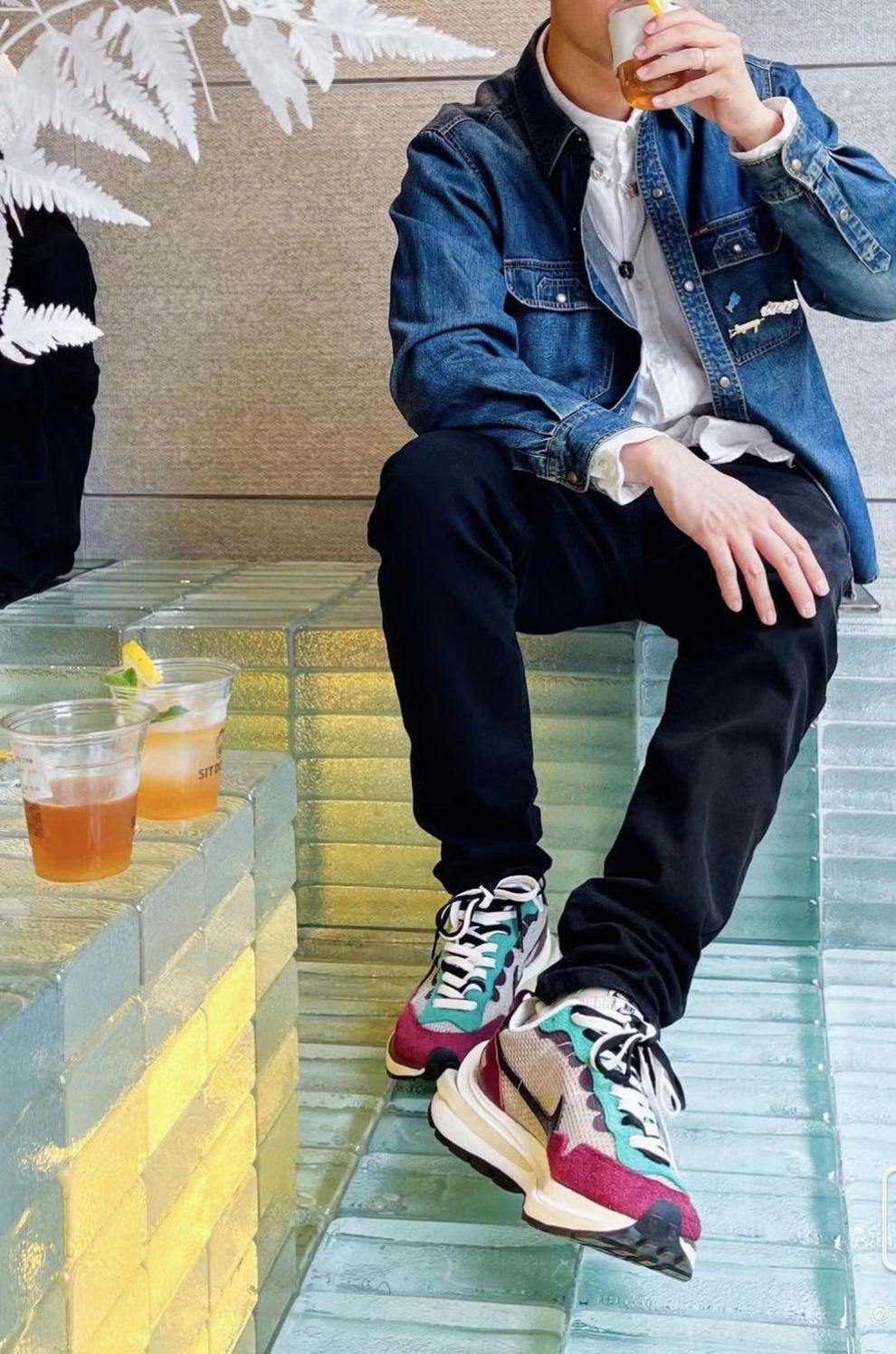 【官方旗舰】飞马aj新sacai x vaporwaffle 周杰伦同款3.