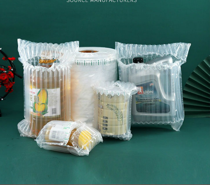 泡沫气柱袋充气防撞防爆抗压气泡袋易碎品快递打包安全气囊气泡柱卷材