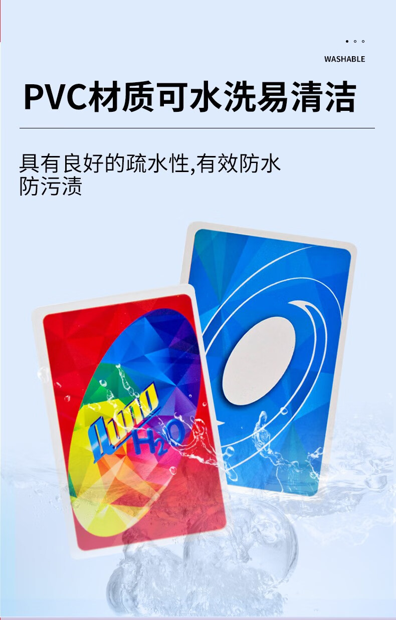 桌游卡牌多人休闲聚会游戏扑克pvc塑料卡牌 经典i-uno牌(塑封)【图片