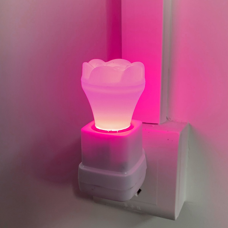 浪漫夫妻情侣情趣灯led带开关插电卧室灯粉色睡眠床头