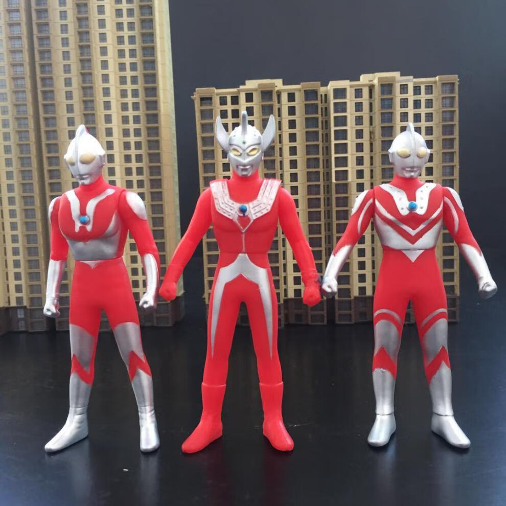 自营旗舰店奥特六兄弟软胶人偶玩具模型玩偶泰罗 佐菲 艾斯 杰克 初代