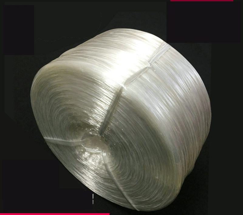 打包绳捆扎绳 白色透明塑料绳子批发 纤维绳 打包绳 j062 白色 4斤