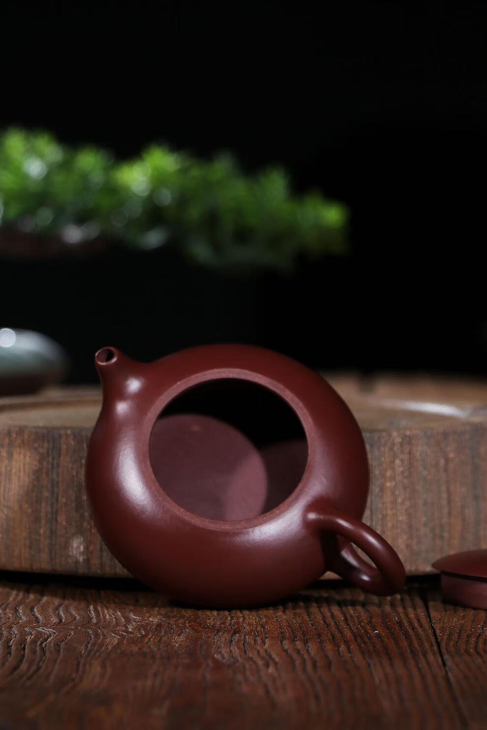 【官方旗舰】鑫祥势宸宜兴徐霞纯手工紫砂壶原矿紫朱泥玉扁壶源头茶具