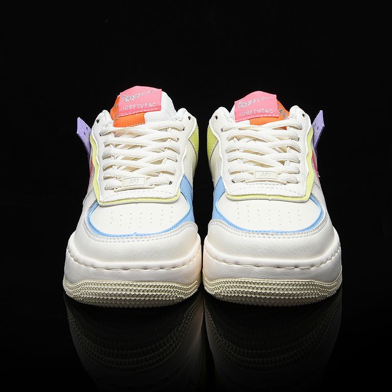 【官方旗舰】dunk aj af1空军一号马卡龙女鞋糖果拼接低帮板鞋男休闲