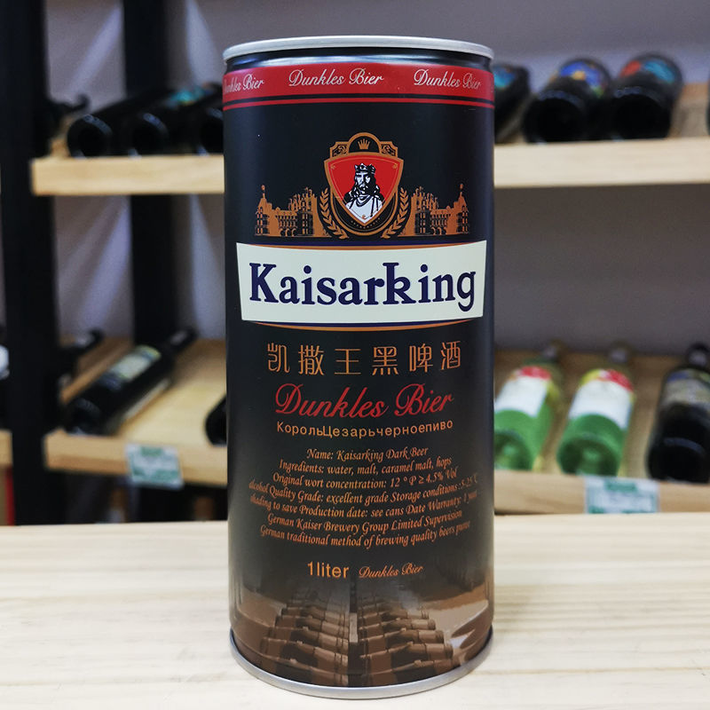 国产原浆啤酒 精酿桂花白啤酒 果味精酿啤酒 凯撒王1升桂花12罐装