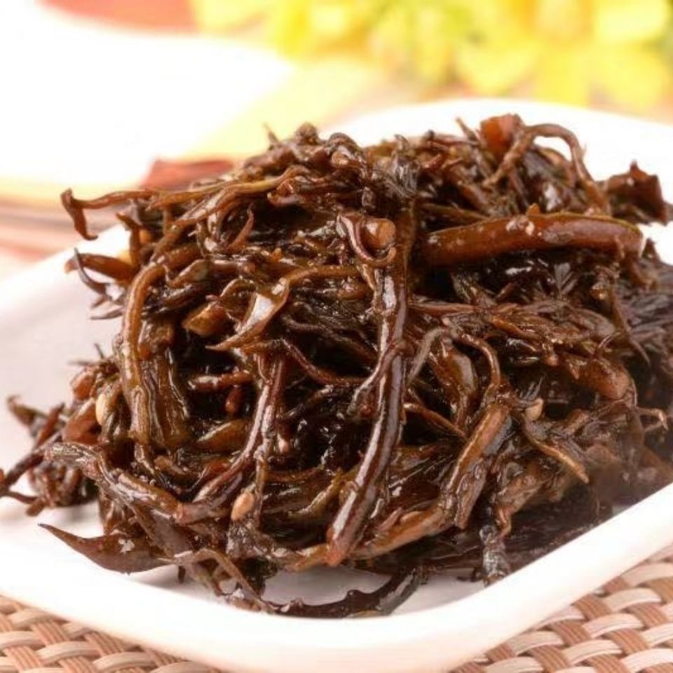 5袋装温州特产即食海藻羊栖菜良泰长寿菜海草海藻丝凉拌辣味原味5包