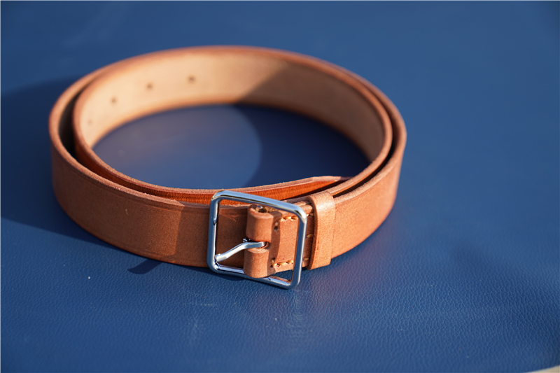 飞行员腰带九十年代头层黄老飞行员腰带老库存老货纪念结实舒服收藏