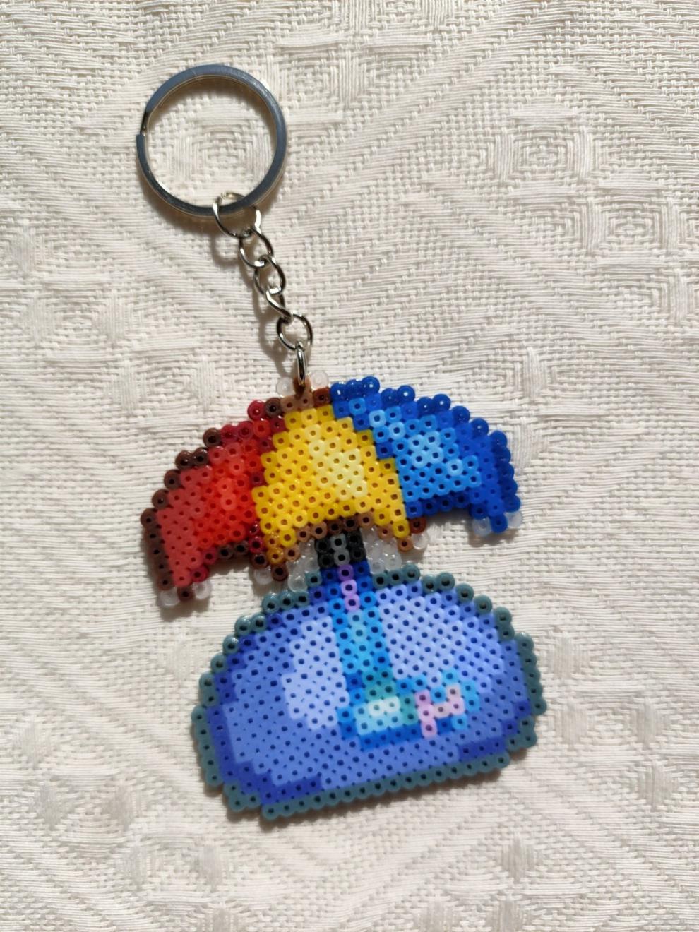 泰拉瑞亚挂件 泰拉瑞亚 terraria 图 拼豆挂件成品 通贩 史莱姆slime