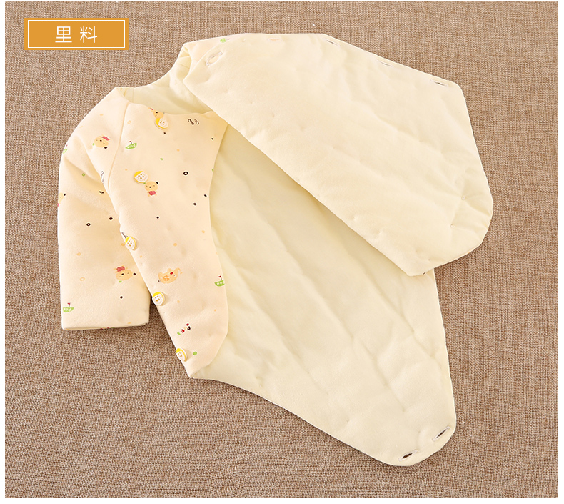 南极人包屁衣秋冬婴儿棉花宝宝棉长袖三角哈衣幼儿童加厚连体睡衣服