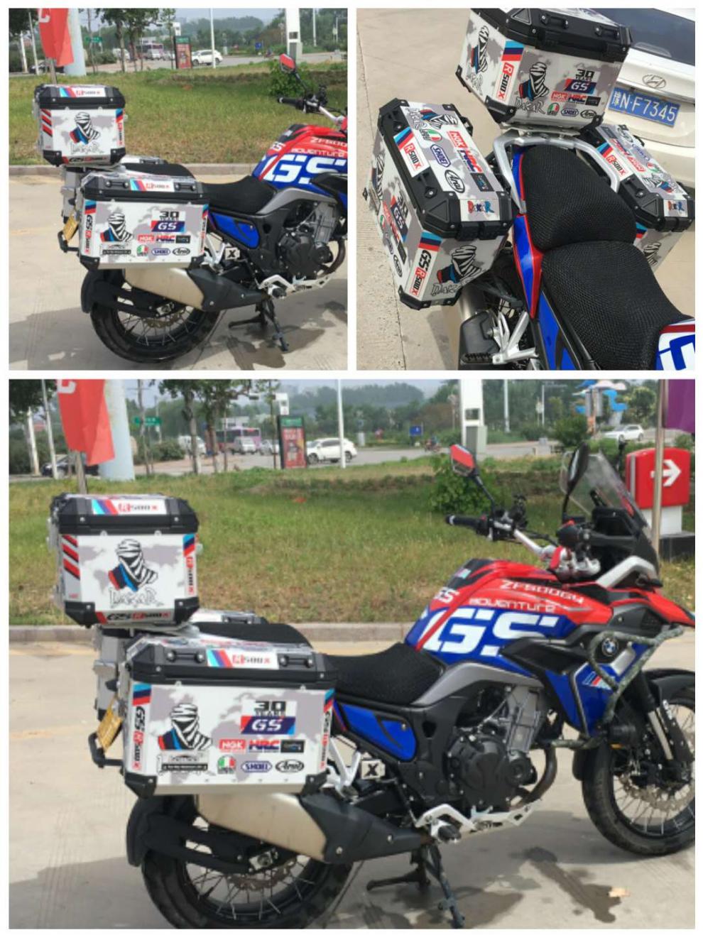 适用萝卜尾箱贴纸凯越500x三箱贴纸新款萝卜三箱贴画 防水反光防晒