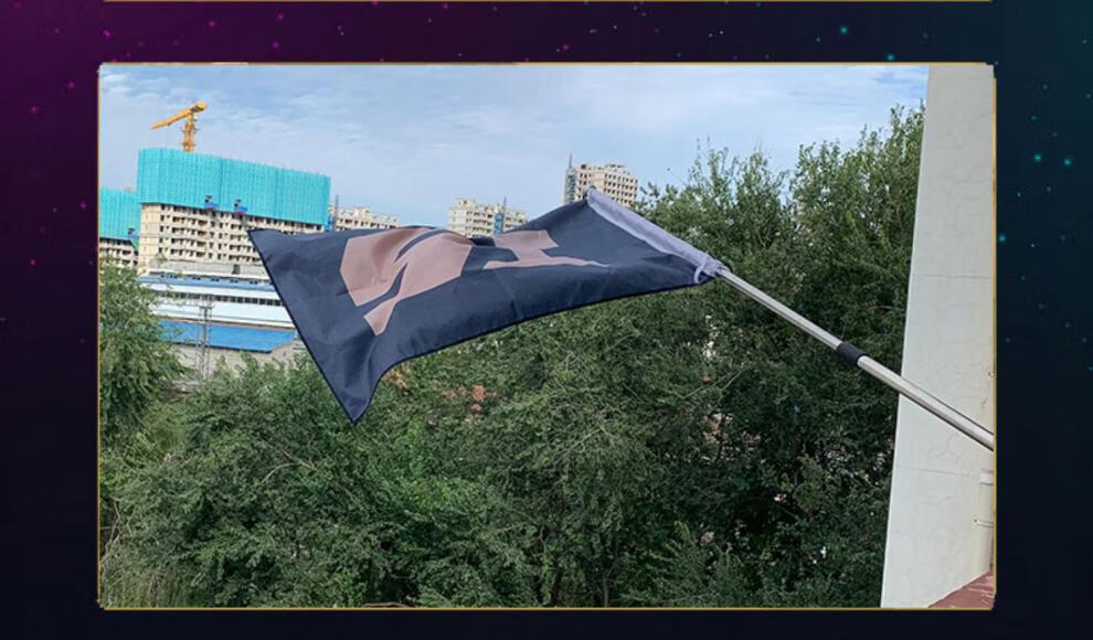 队旗rng旗帜s12世界总决赛旗帜lpl队旗大lol应援战队jd rng战队旗帜