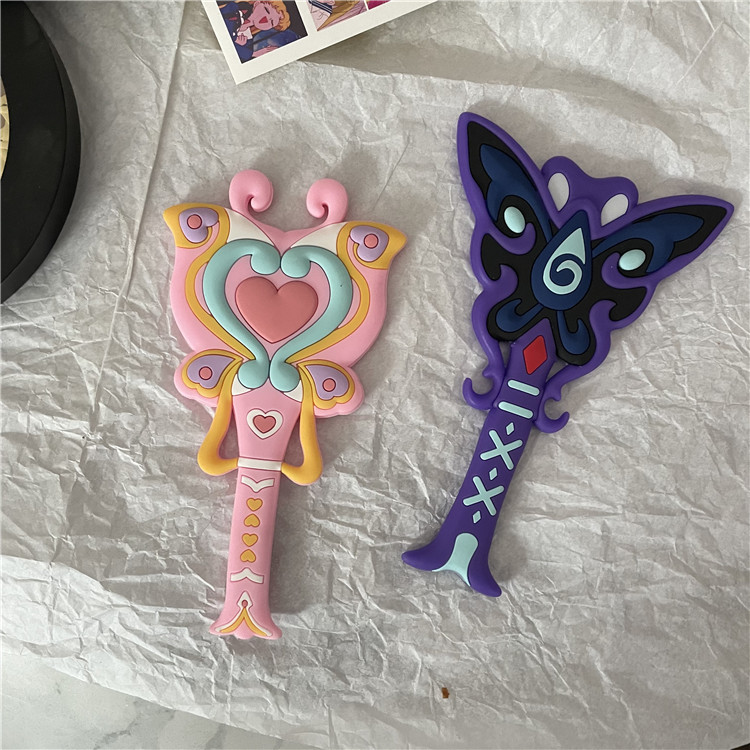 眉姿meizi巴拉拉能量变身器魔法棒手柄镜子便携式卡通魔仙召唤所化妆