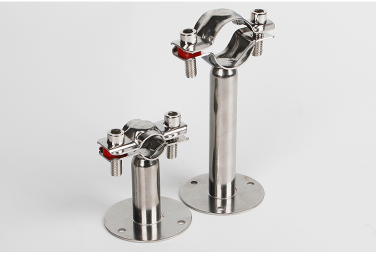 304不锈钢管夹固定卡扣卡箍抱箍钢管管道pvc卡子水管支架圆管托架