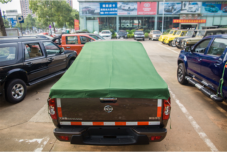 五十铃d-max瑞迈铃拓皮卡车货箱盖宝布罩车衣军供帆布防晒防雨水 d