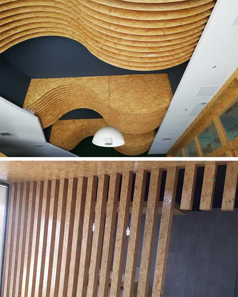 『好物推荐』样品国产mdi胶欧松板9--18mm家装打底osb-3阻燃定向结构