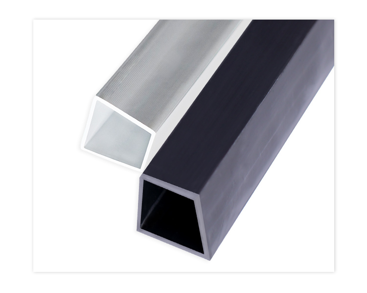 屋面梯形分隔条pvc塑料白色分格条滴水线分割条黑色线条水泥工程 黑色