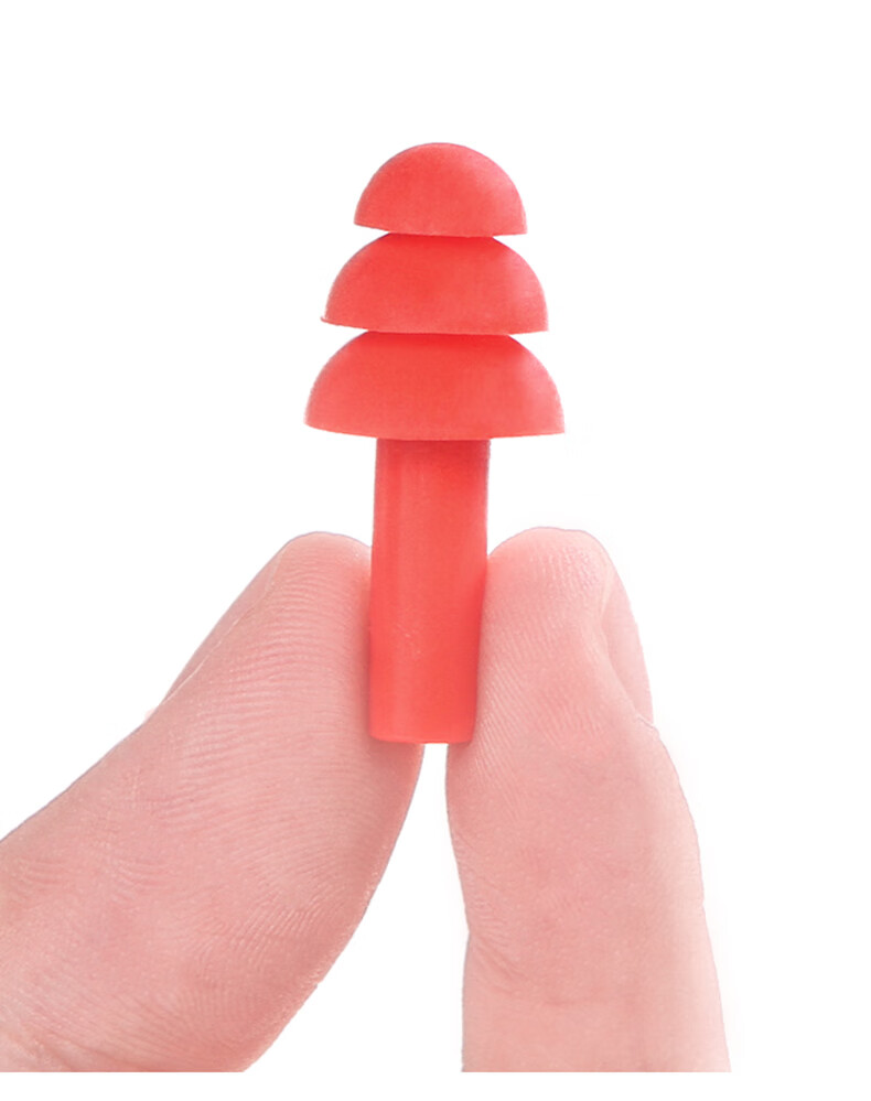 医用无纺布耳塞防噪音学生打呼噜游泳防水耳塞成人男女便携盒z 姜色10