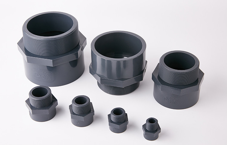 pvc外牙直接 upvc外丝直接 外螺纹接头 pvc外丝直通 工业化工给水 dn