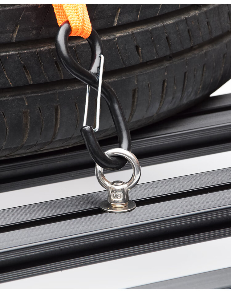 适用于坦克300车顶备胎架牧马人专用车顶平台多功能拓展行李架铝 边角