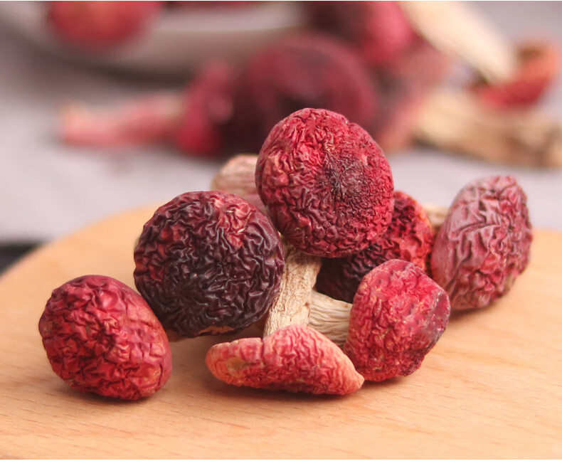 福建特产天然小红菇干货500g罐装红蘑菇孕妇月子滋补 250g【图片 价格