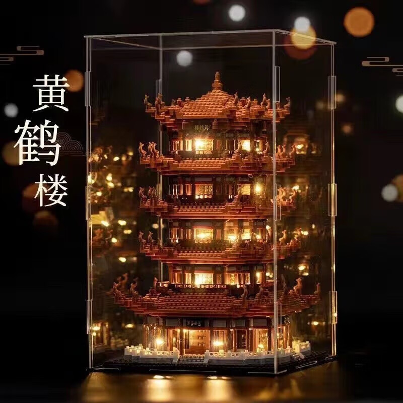 京鹤  兼容乐高模型成年高难度微颗粒积木建筑系列巨大型玩具 天安门款【无灯】