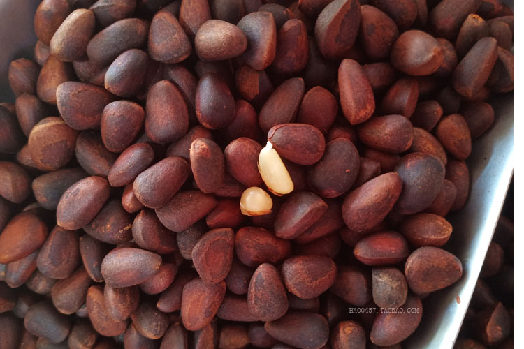 吃情派(chiqingpai) 新货东北大兴安岭水煮松子盐水煮雪松子咸味松树